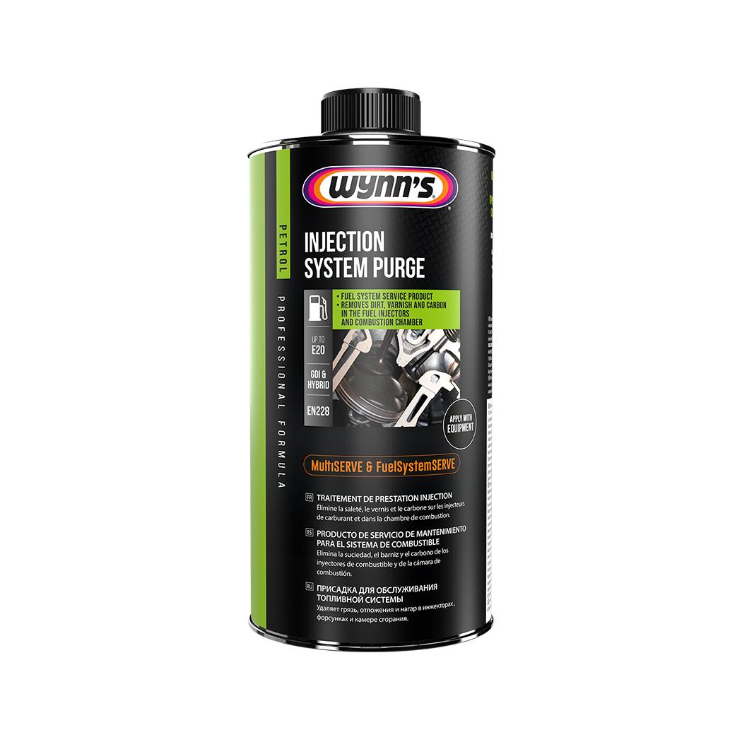 Injection system purge